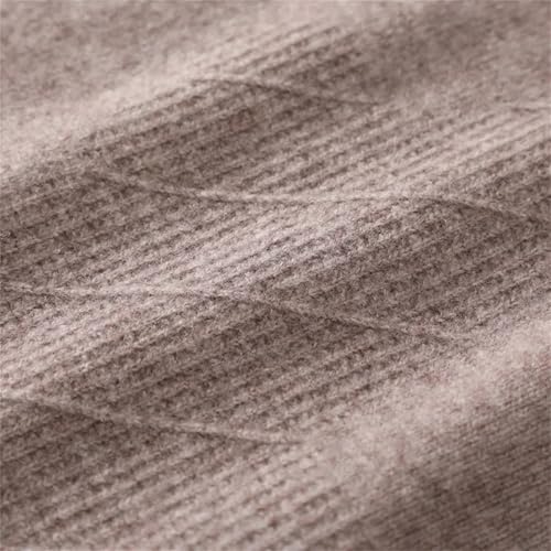 Ownwfeat Men Business Casual Cashmere Pullover Mock Turtleneck Warm Twisted Long Sleeve Pullover Sweaters4