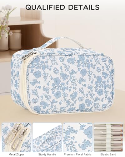 Relavel Small Floral Makeup Bag