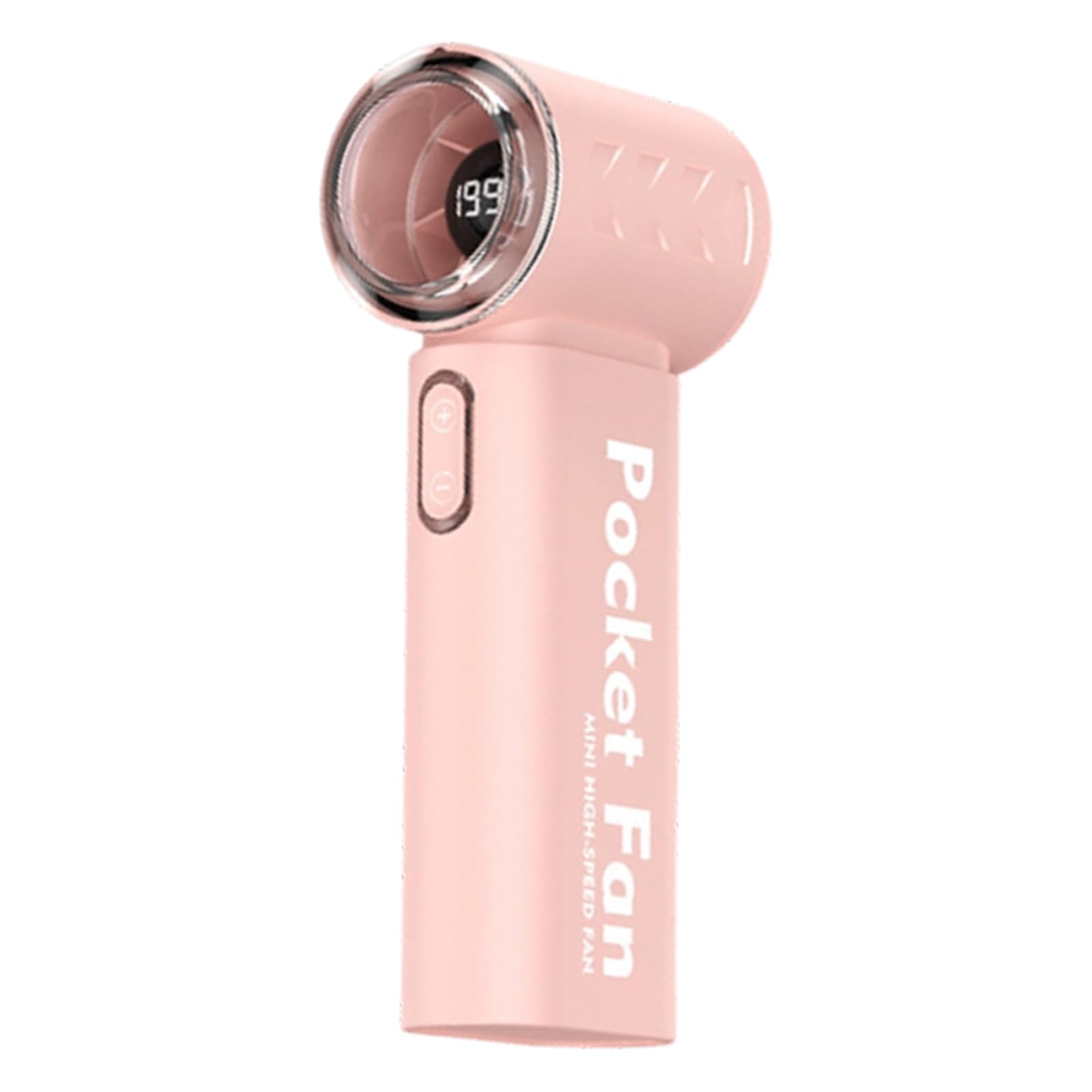 Elnwnnkc Portable Handheld Fan 199 Speed Small Cooling Quiet with Digital Display USB Rechargeable Portable with Digital Display