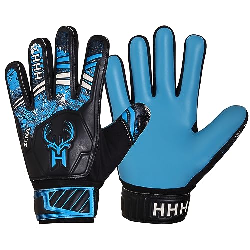 HHH Guantes Portero Juvenil Azul Talla 5