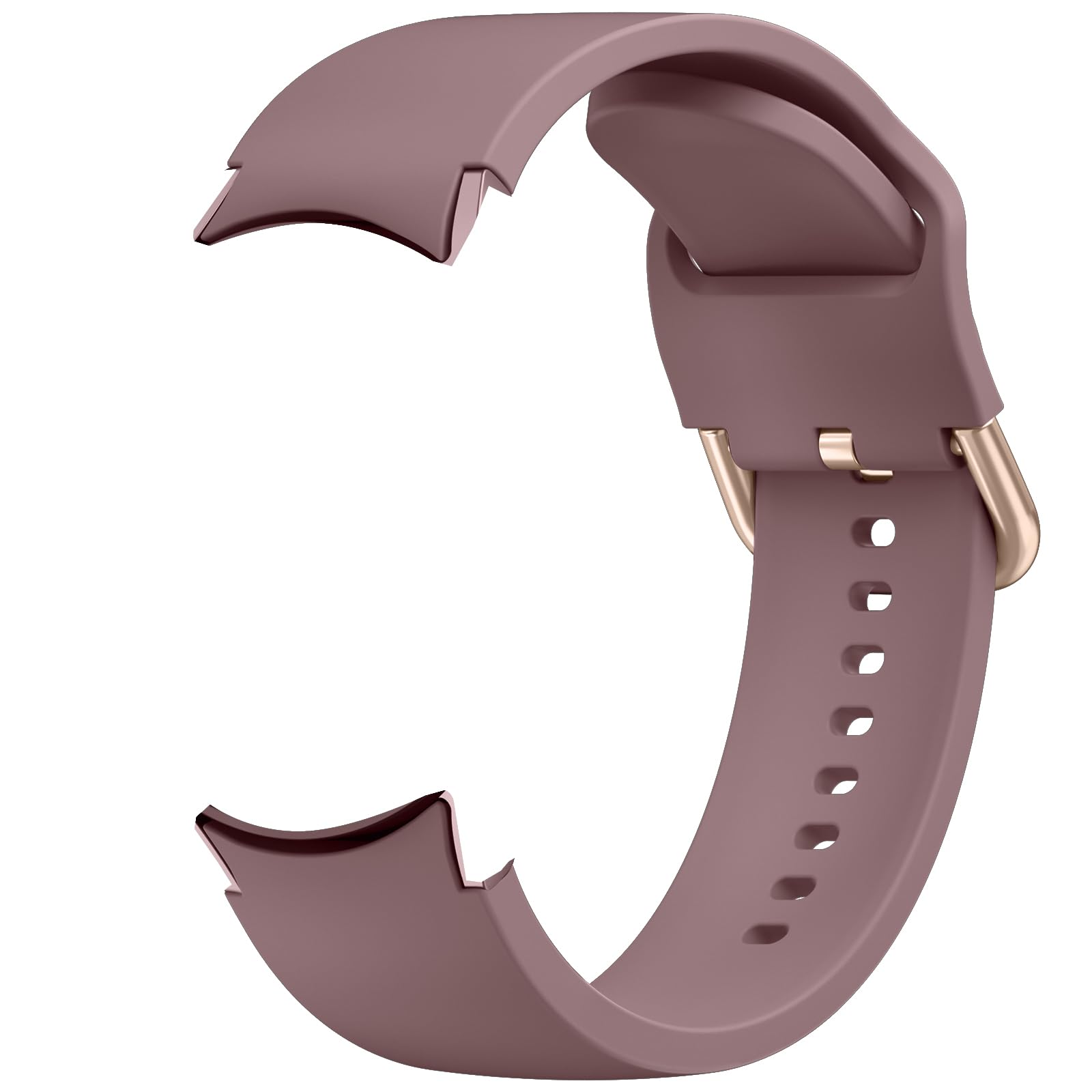 Tobfit Silicone Strap Compatible for Samsung Galaxy Watch 4/4 Classic/Active 2/Watch 5/5 Pro (Watch Not Included), Sport Replacement Strap with Classic Clasp for 20mm Smart Watch