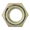 3/4-16 (10 Pack) Grade 8 Hex Nylon Insert Lock Nut, Fine Thread, Yellow Zinc by Makers Bolt