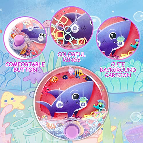 Sevenq Water Games For Kids, 4 Pack Handheld Water Game Ocean Toys, Water Ring Toss Handheld Games, Travel Games For Kids And Family, Retro Toys Small Toys For Party Favor #TOP1