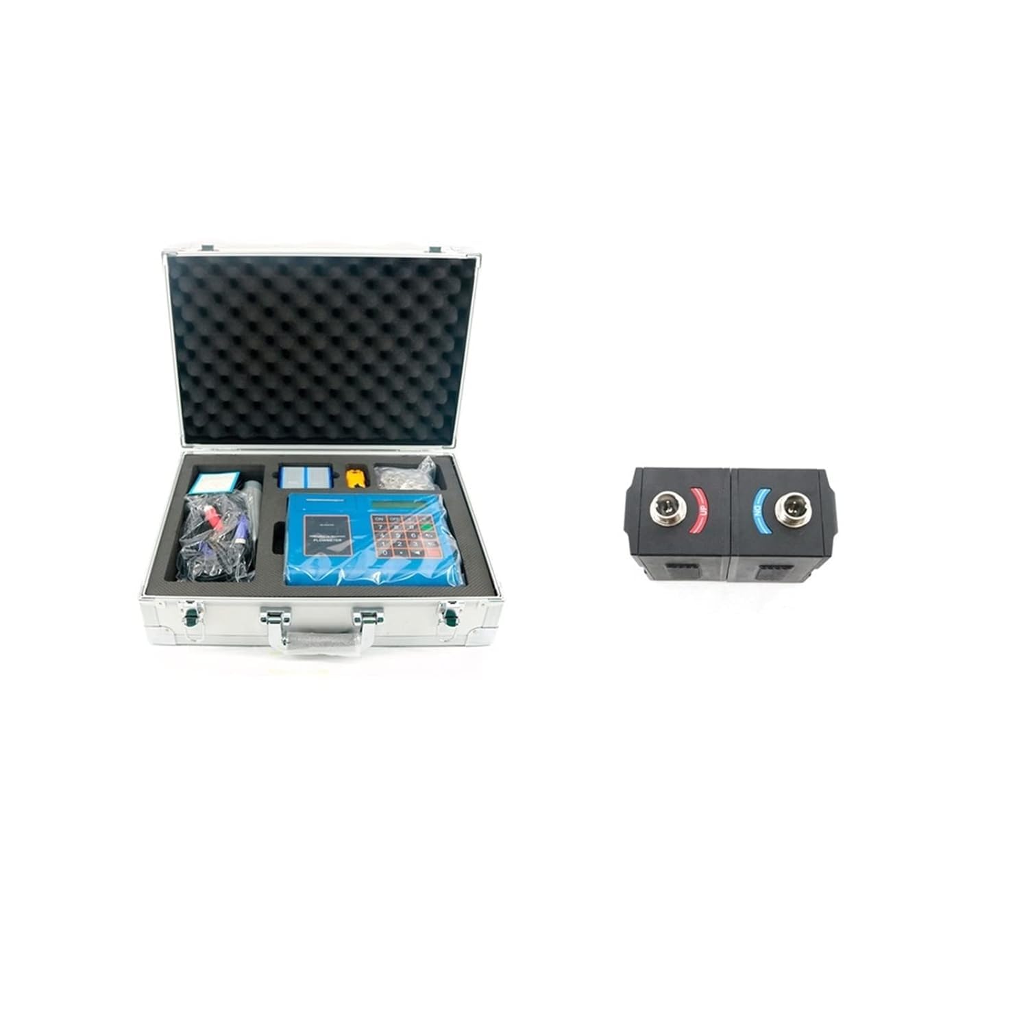 Medidor De Flujo Ultrasónico TUF-2000P,Agua Con Función De Impresión TS-2 TM-1 TL-1-HT,Digital Portátil For Líquidos, Agua, Diésel, Gasolina Y Otros Líquidos.(Host plus TS-2-HT)