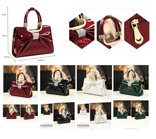 Image of JHVYF Women Tote bag Satchel Purses and Handbags for Women Shoulder Bags Bow Purse