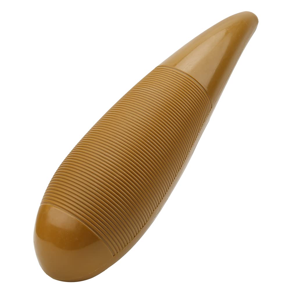 Guiro avec Grattoir, Instrument de Percussion Portable 2 Textures Sonores en Plastique pour Musique Latino, Cadeau Musical Enfants et Adultes Débutants