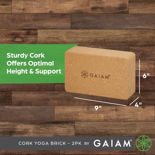 Image of Gaiam Yoga Block - Supportive Latex-Free Eva Foam - Soft Non-Slip Surface with Beveled Edges for Yoga, Pilates, Meditation