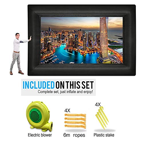 Schermo gonfiabile per proiettore cinematografico