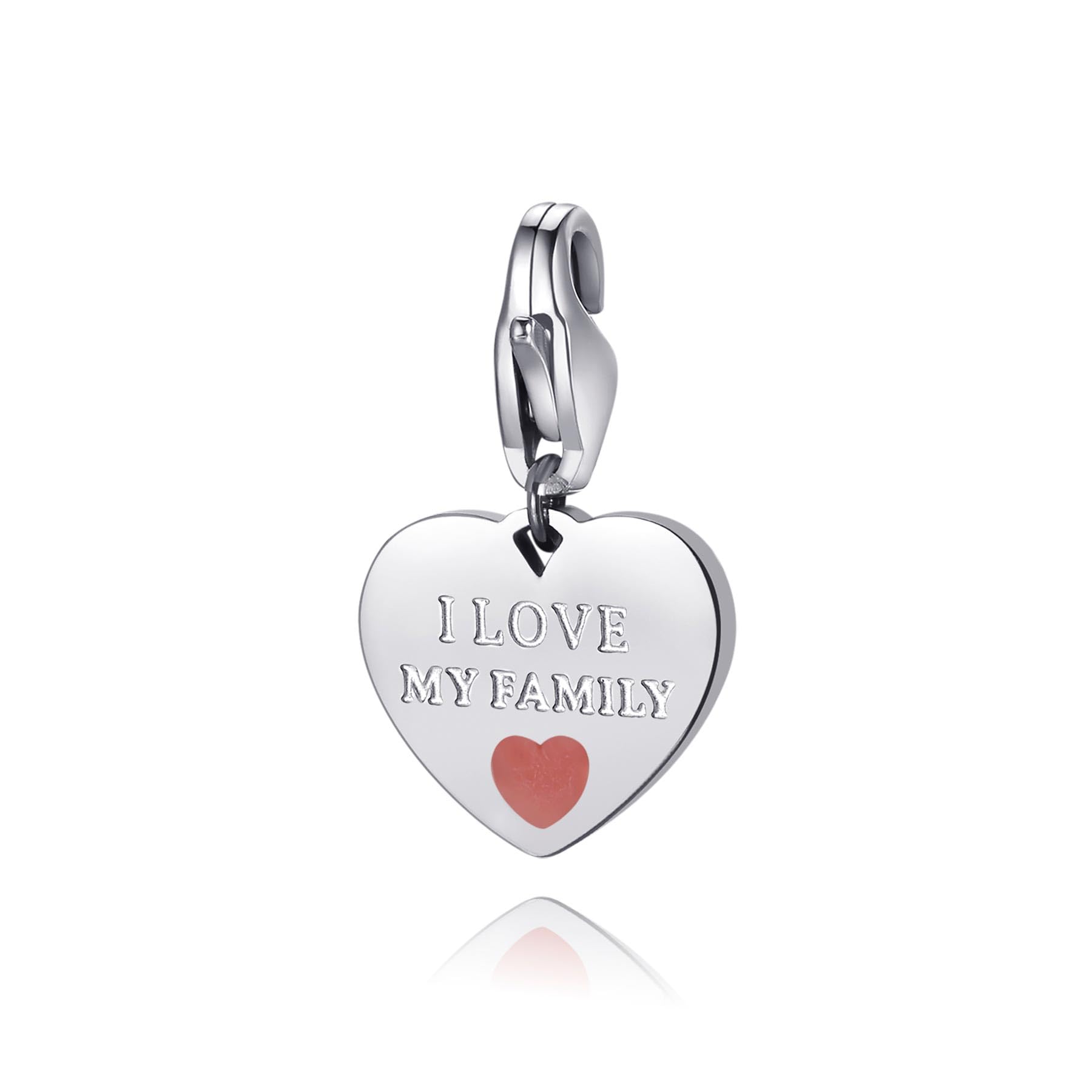 S'Agapõ Charm Donna in Acciaio con Simbolo Cuore | Collezione Happy - SHA344