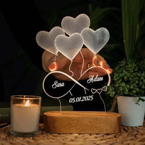 WEHATKE-Personalized-Customized-Couple-Name-with-Date-3D-Illusion-Led-Lamp-for-Couple-Valentine-Gift-Birthday-AnniversaryGift-Husband-Wife-Gift-Wedding-Gift-Single-Color
