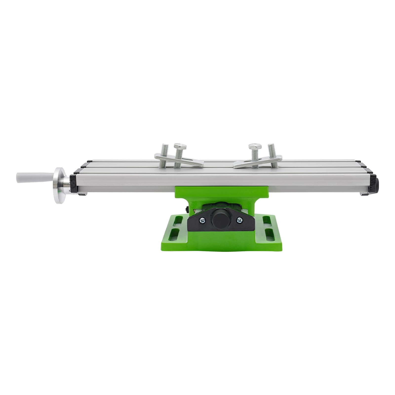 Frezowanie stół roboczy, podwójna korba ręczna, frezarka z regulacją X-Y, minimalna wartość 0,05 mm, 31 x 9 cm, stół frezarski górnowrzecionowy, aluminiowy stół krzyżowy, stół roboczy