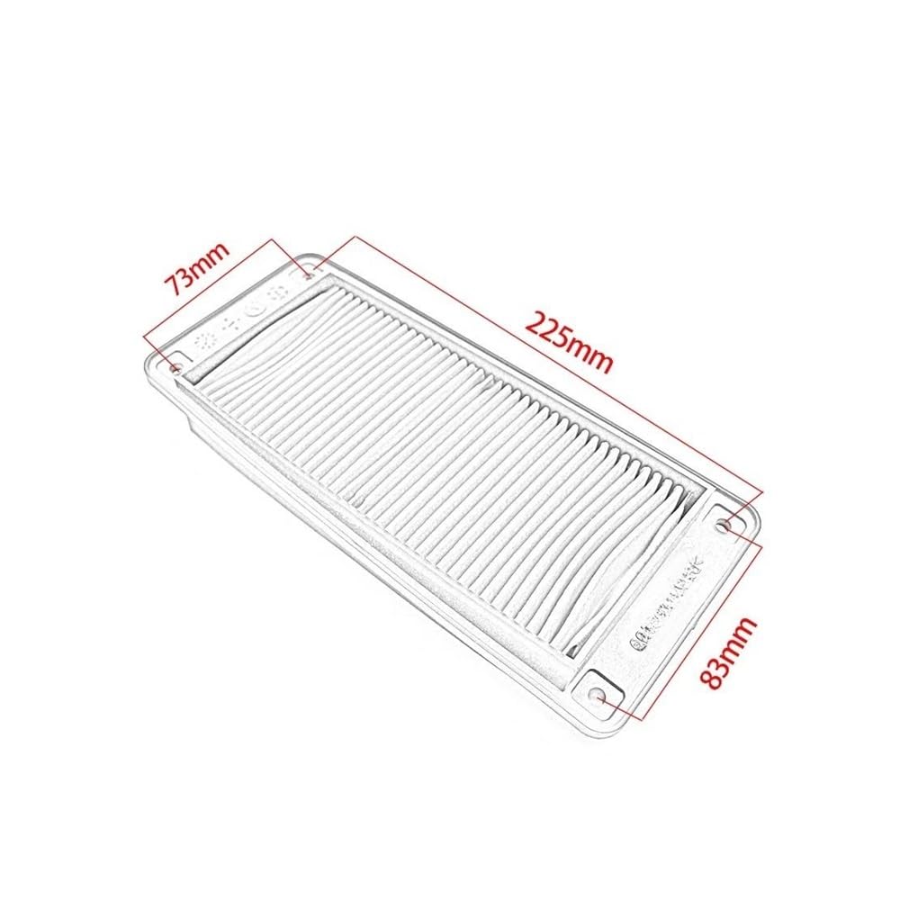 Luftfilter Filtermatte Motorrad Luftfilter Reiniger Öl Anzug Zubehör Für MaxSym400 Für Max Sym 400 Für MaxSym 2021 2022(Set)