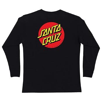 Amazon.com: SANTA CRUZ Youth L/S T-Shirt Classic Dot L/S