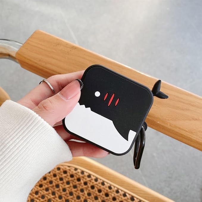 Image of Valente Silicone Case Cover for Samsung Galaxy Buds FE (2023), Buds 2 Pro (2022), Buds 2 (2021), Buds Pro (2021), and Buds Live (2020) (Shark)