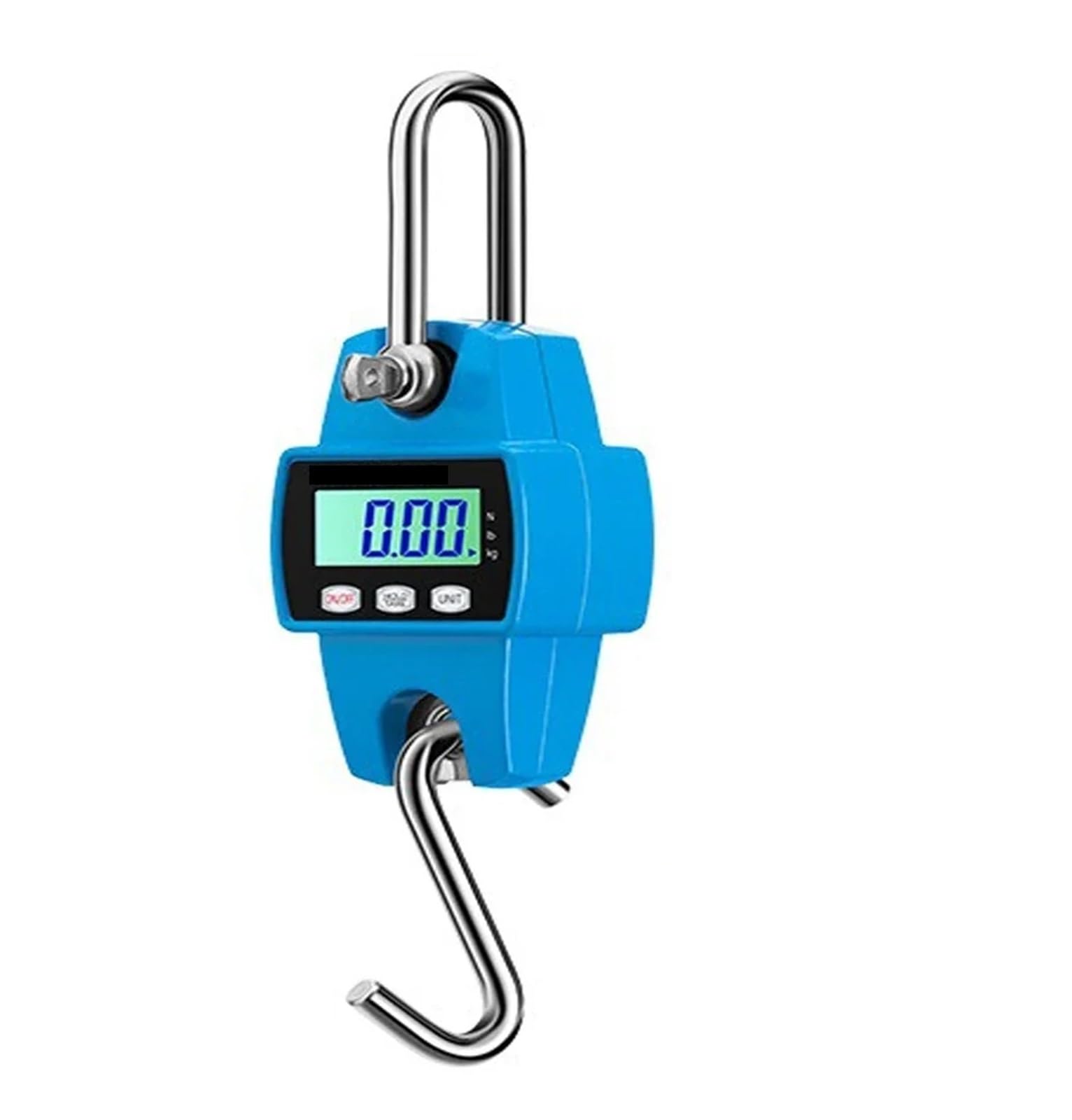 Digital Crane Scale, Digital Hanging Scale 300kg Accurate Multifunctional Handheld Mini Hanging Scale(300kg Blue)