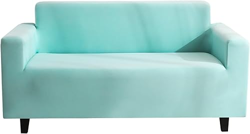 Fundas de sofá de color liso, funda elástica para sofá, protector universal de muebles, suave, lavable, con parte inferior elástica, fundas de sofá