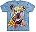Beware of Pit Bulls The Mountain Adult Men's Blue T-Shirt 2XL