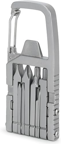 Miniatura 1 de Generic 12 en 1 llavero multiherramienta destornillador bit plegable multi herramienta abrebotellas herramienta portátil bolsillo herramienta para