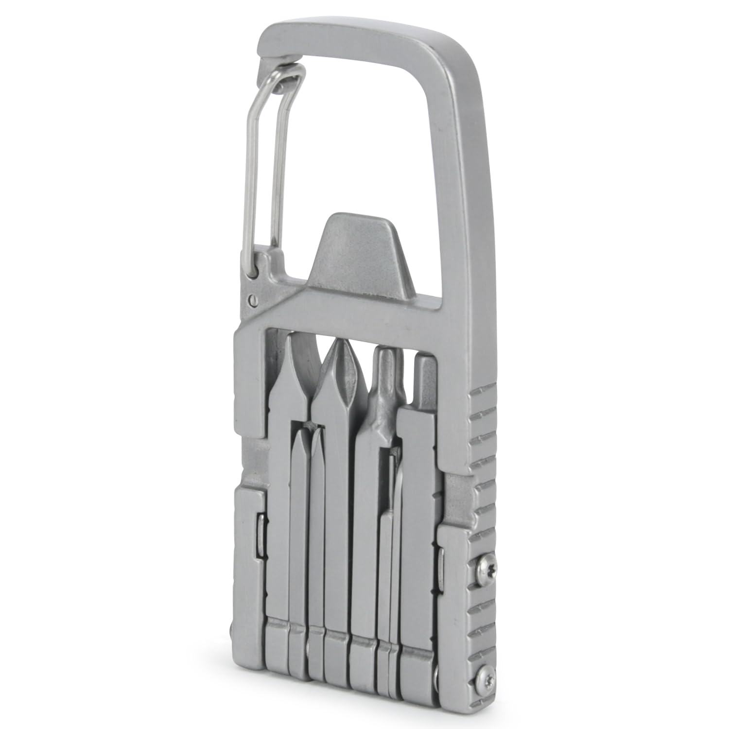 Generic 12 in 1 Keychain Multitool Screwdriver Bit Folding Multi Tool Bottle Opener Portable Pocket Tool for Outdoors Camping