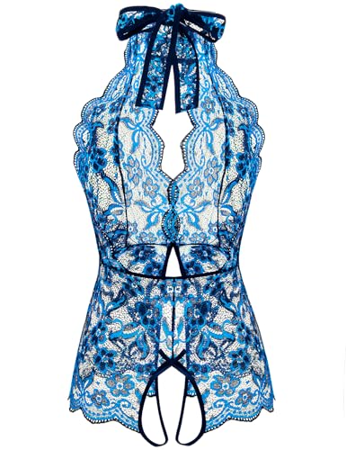 Image of Ababoon Women One Piece Lingerie Lace Sexy Baby Dolls Teddy Sleepwear