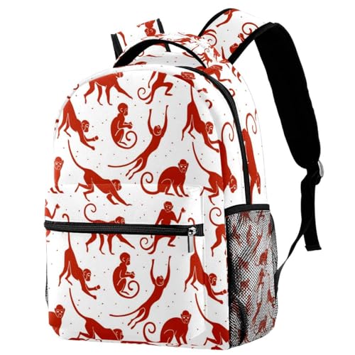 Sac à dos filles et garçons motif singes rigolos le cadeau de rentrée parfait