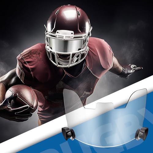 Image of Xuhal 2 Pcs Football Visor for Youth Adult Football Helmet Visor Lacrosse Helmet Eye Shield Eye Protection for Sport