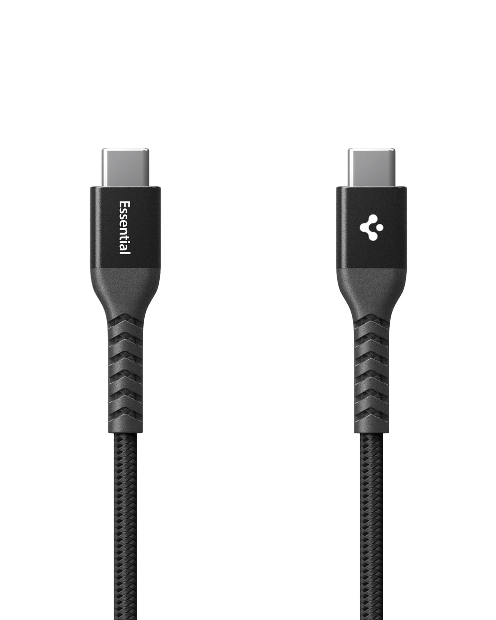 Spigen Type-C to C Cable Cable 100W, 2M, USB2, 480Mbps, E-Marker Chip, Durable Bending, Compatible with Galaxy, iPhone, iPad, Wearable device, TWS device (EB10020CCA) - Black-image-37