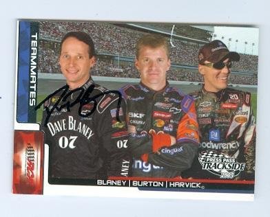 Autograph WarehouseAutograph Warehouse 41369 Dave Blaney Autographed Trading Card - Auto Racing 2005 Press Pass Trackside - No. 72