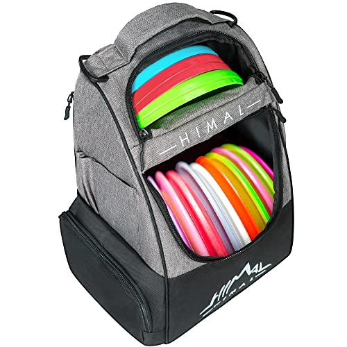 image for HIMAL HIMAL Disc Golf Bag Holds 22+ Discs, Durable Disc Golf Backpack 