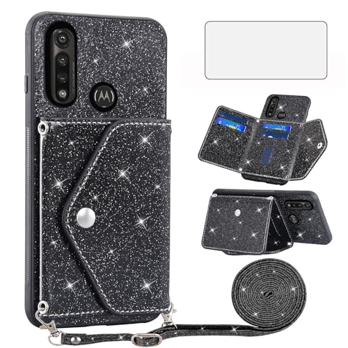 Accessoires Moto G Power 2020 étui portefeuille cuir et film protection écran