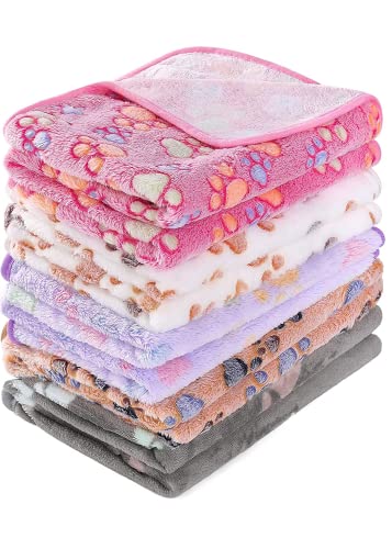 ペット用 ブランケット狗猫用 マット 秋冬防寒 洗える ぐっすり眠る 快適 洗える 可愛い 保暖 柔软 (S,5枚セット)