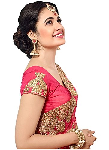 Image of Women's Net Saree ( krisha-TC Pink)