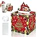 Hbbgdiy 1 Set Money Box Box Fai -da -Te 30 Tasche Tira Fuori Contanti per la Celebrazione Natalizia per Feste o Idee Speciali in Denaro immagine