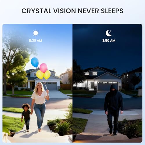Image of ieGeek Doorbell Camera Wireless No Subscription, 5MP Ultra Clear View Night Vision, PIR Motion Detection, Video Doorbell with Indoor Chime, Local Storage 2-Way Audio, Only 2.4Ghz WiFi, Work with Alexa