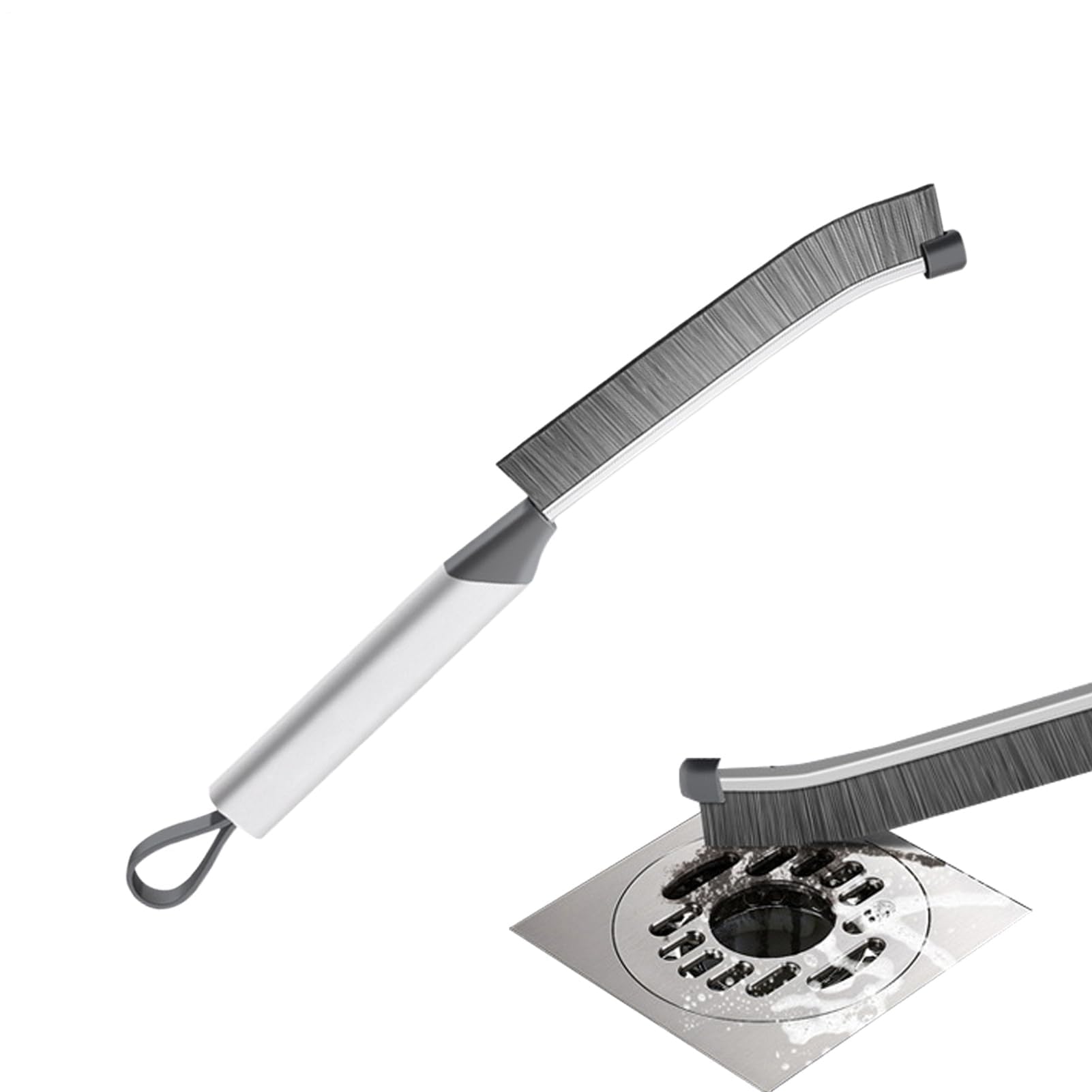 Ergonomiczna szczotka do czyszczenia szczelin, antypoślizgowa szczotka do kuchni i łazienki, do drzwi przesuwnych, rolet, płytek, wielofunkcyjne narzędzie do czyszczenia gospodarstwa domowego
