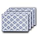 Produktbild Westmark 4 Tischsets/Platzdeckchen, 43,5 x 28,5 cm, Synthetik, spanischer Stil, Saleen-Edition: Arabesque, Blau, 01059058150