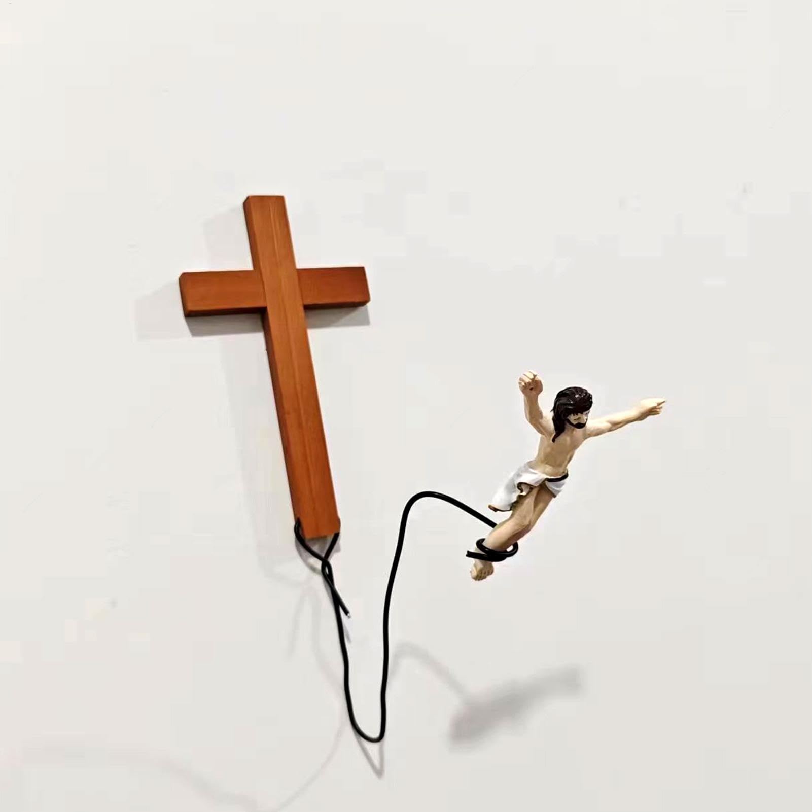 Amazon.co.jp: Ocastated Bungee Jesus Crucifix、Jumping Jesus