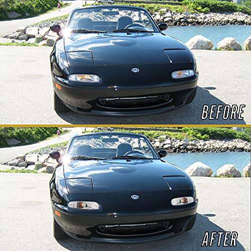 USR DEPO 90-97 MX-5 Signal Lights - JDM Crystal Style Front Bumper Turn Signal Lamps Set (Left + Right) Compatible with 1990-1997 Mazda MX5 Mk1 Miata (JDM Crystal Style All Clear Lens) - Image 5