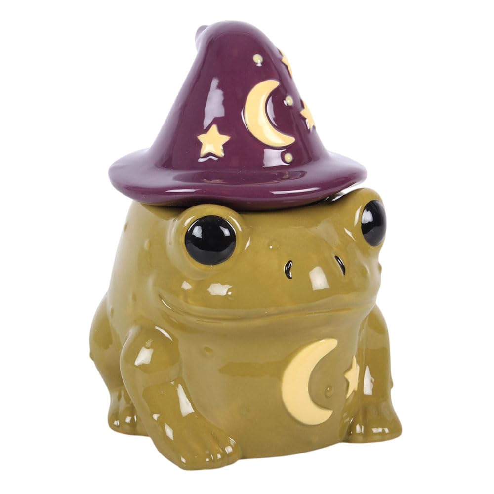 Magic Toad Oil Burner | Ceramic Aromatherapy Diffuser | Home Fragrance Decor