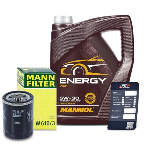 BESTPRICE ATP Inspektionspaket Ölwechsel Filterset 1x MANN-FILTER Ölfilter, 1x