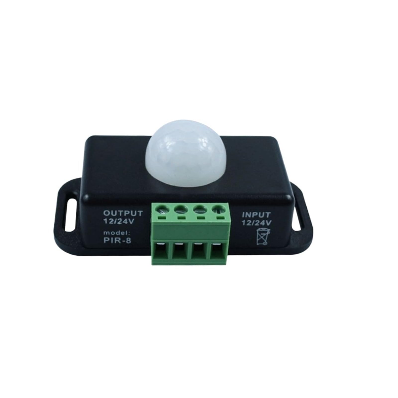 Controlador de interruptor de sensor LED, controlador de luz LED con sensor de 12v/24v, atenuador LED(WM-TG002A Black)