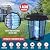 Flowtron Bug Zapper, 1 Acre of Outdoor Coverage with Powerful 40W Bulb & 5600V Instant Killing Grid, Electric Insect, Fly & Mosquito Zapper, Made in The USA