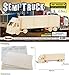 Puzzled, Inc. 3D Natural Wood Puzzle - Semi Truck