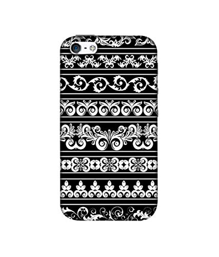 Image of Amazon Brand - Solimo Designer Multi Shape Patterns 3D Printed Hard Back Case Mobile Cover for Apple iPhone 5 / 5S