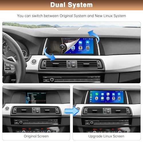 Pantalla táctil 10.25 pulgadas para BMW Serie 5 F10 F11 2011-2012 miniatura 6