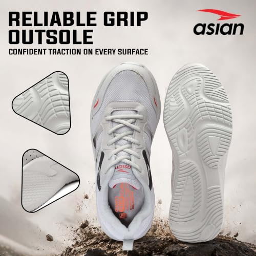 Image of ASIAN Toofan-02 Men's Sports Shoes | Breathable Upper, Steady Grip Sole, Lightweight Shoes for Gym & Daily Use