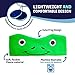 CozyPhones Over The Ear Headband Headphones - Kids Headphones Volume Limited with Thin Speakers & Super Soft Fleece Headband - Green Frog
