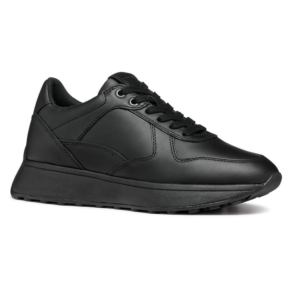Geox Women's D Amabel A Trainers, Black, 5 UK