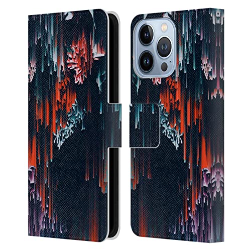 Étui portefeuille iPhone 13 Pro cuir élégant Haroulita Pluie Problème finition premium