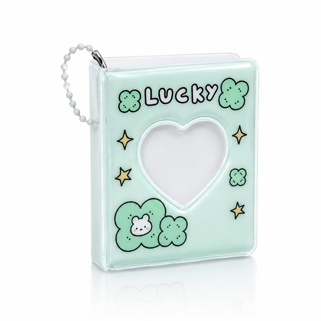 Photocard Binder, Mini Photo Album Book for Photo Collection and Card Storage, Compact Photo Book for Travel Memory Organization and Personal Memorabilia Display, Four Leaf Clover Card Holder-image-21